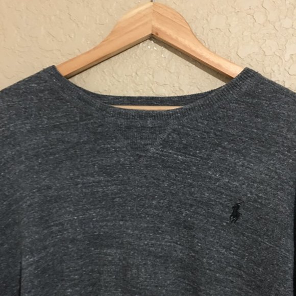 Polo Ralph Lauren Men's XL Gray Sweater Pullover Knit - Picture 2 of 6